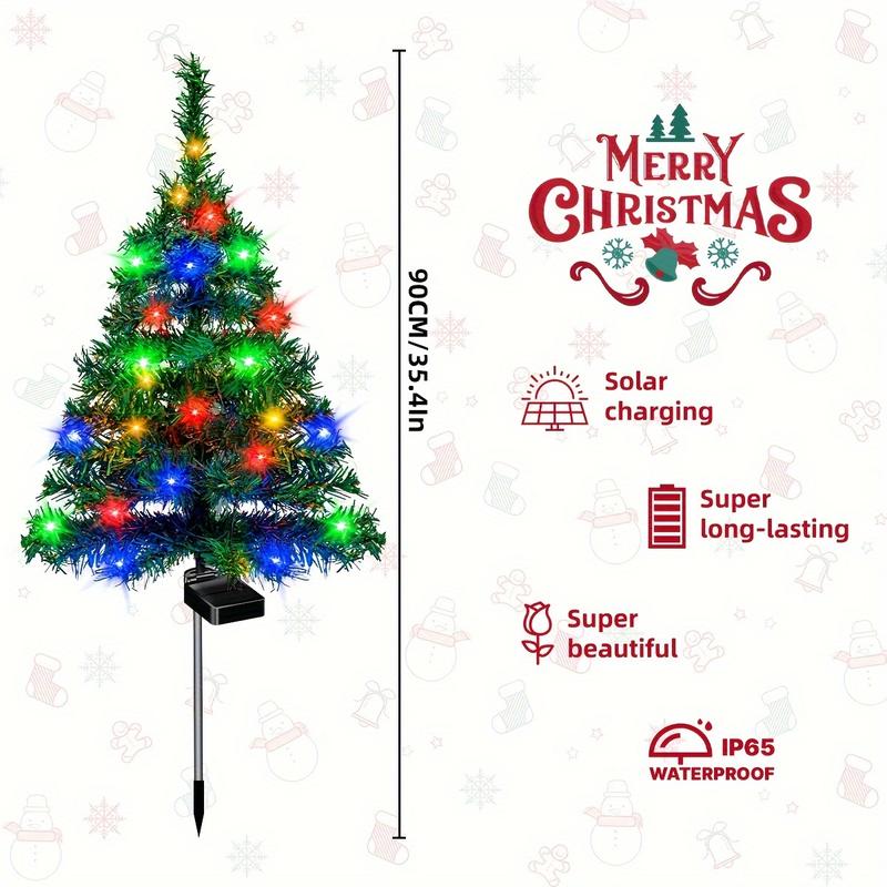 MerryGlow Solar Christmas Tree Light